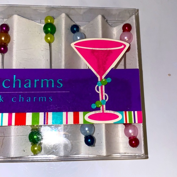 Martini Glass Drink Charms - Picture 2 of 3
